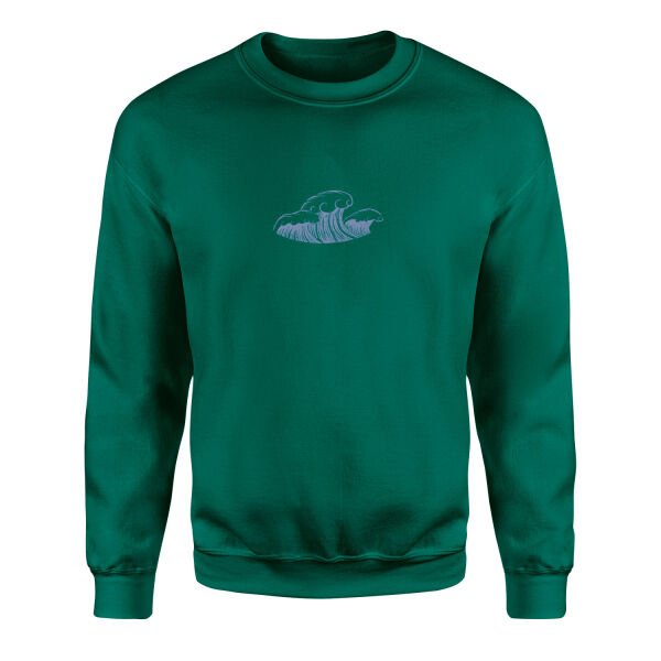 The Waves Sweatshirt S - Nefti Yeşili