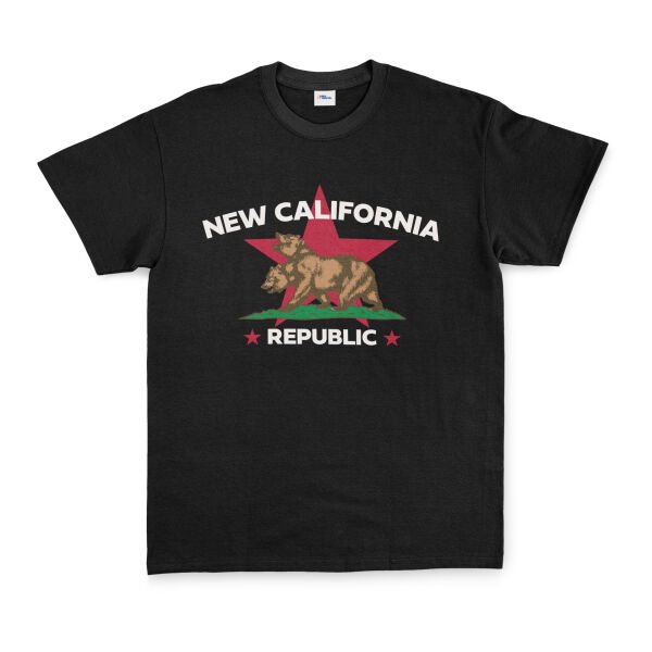 New California Republic Premium Tişört S - Siyah