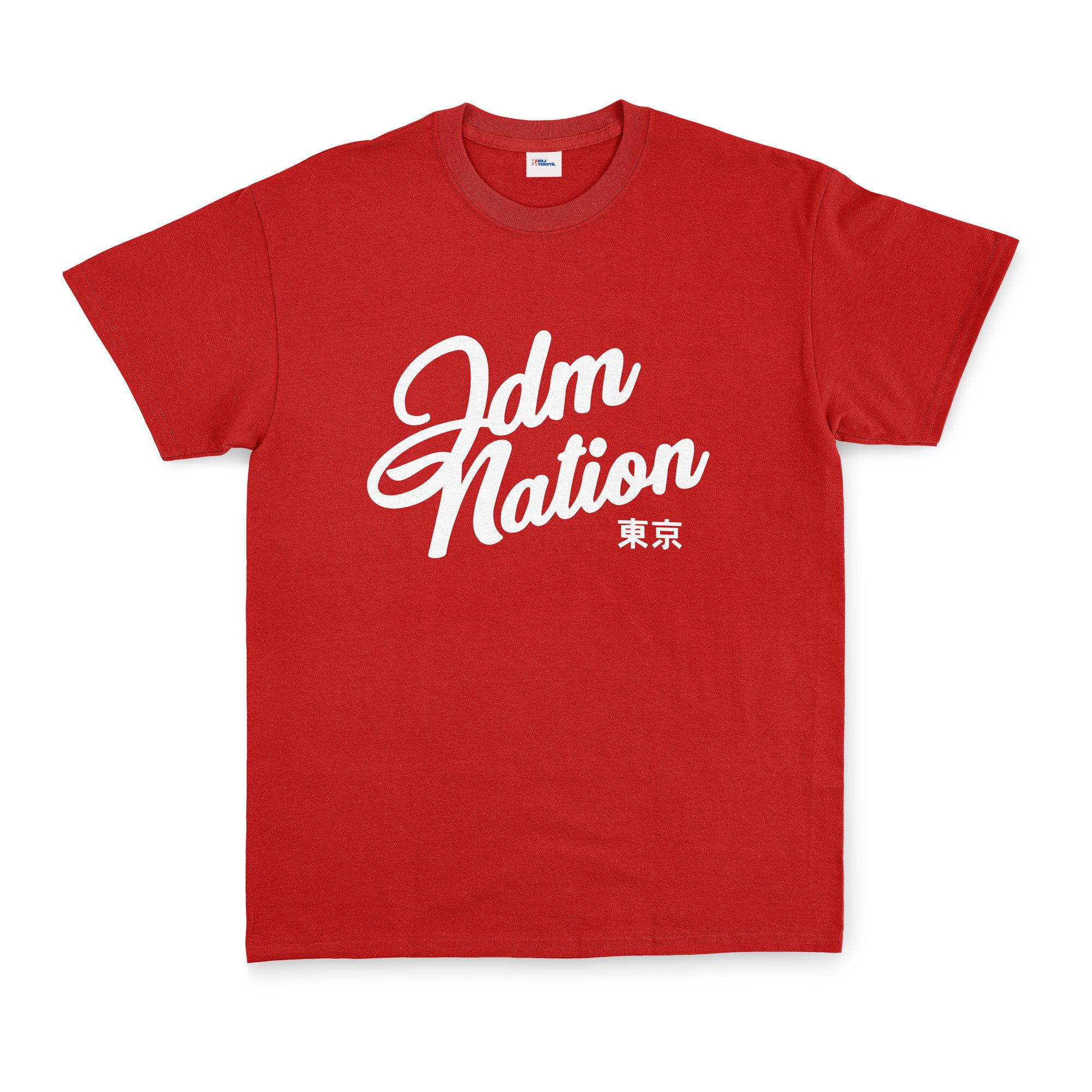 JDM Nation Tişört L - Kırmızı