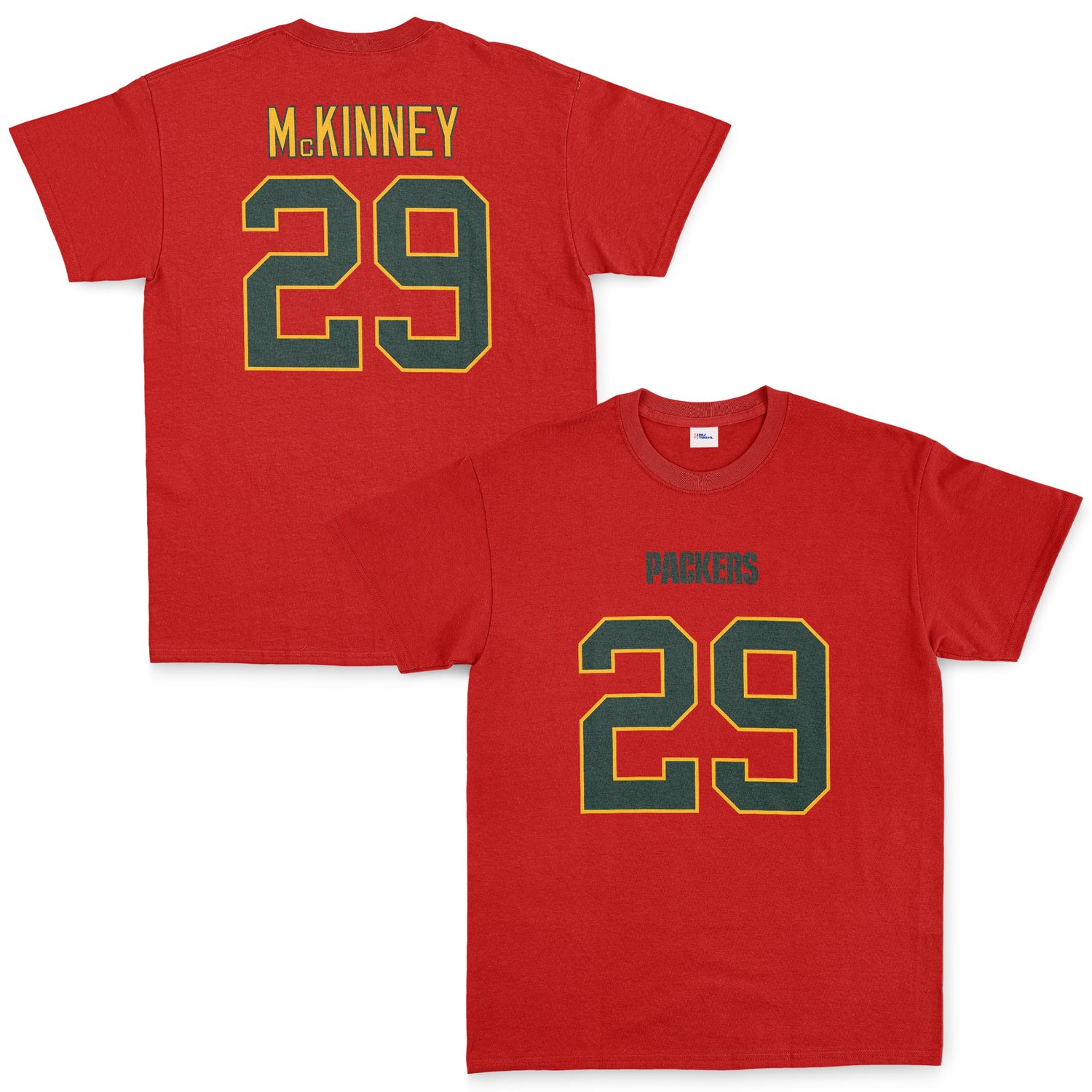 Xavier McKinney Green Bay Packers Tişört L - Kırmızı