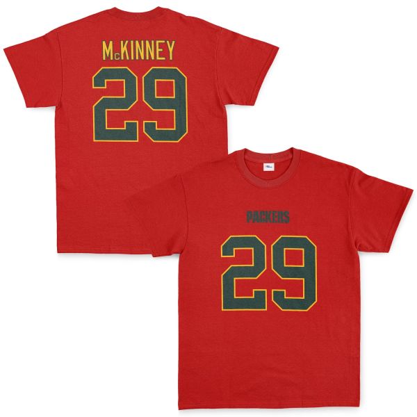 Xavier McKinney Green Bay Packers Tişört L - Kırmızı