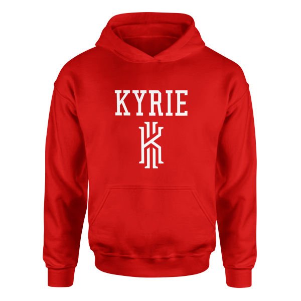 KYRIE Text Hoodie L - Kırmızı
