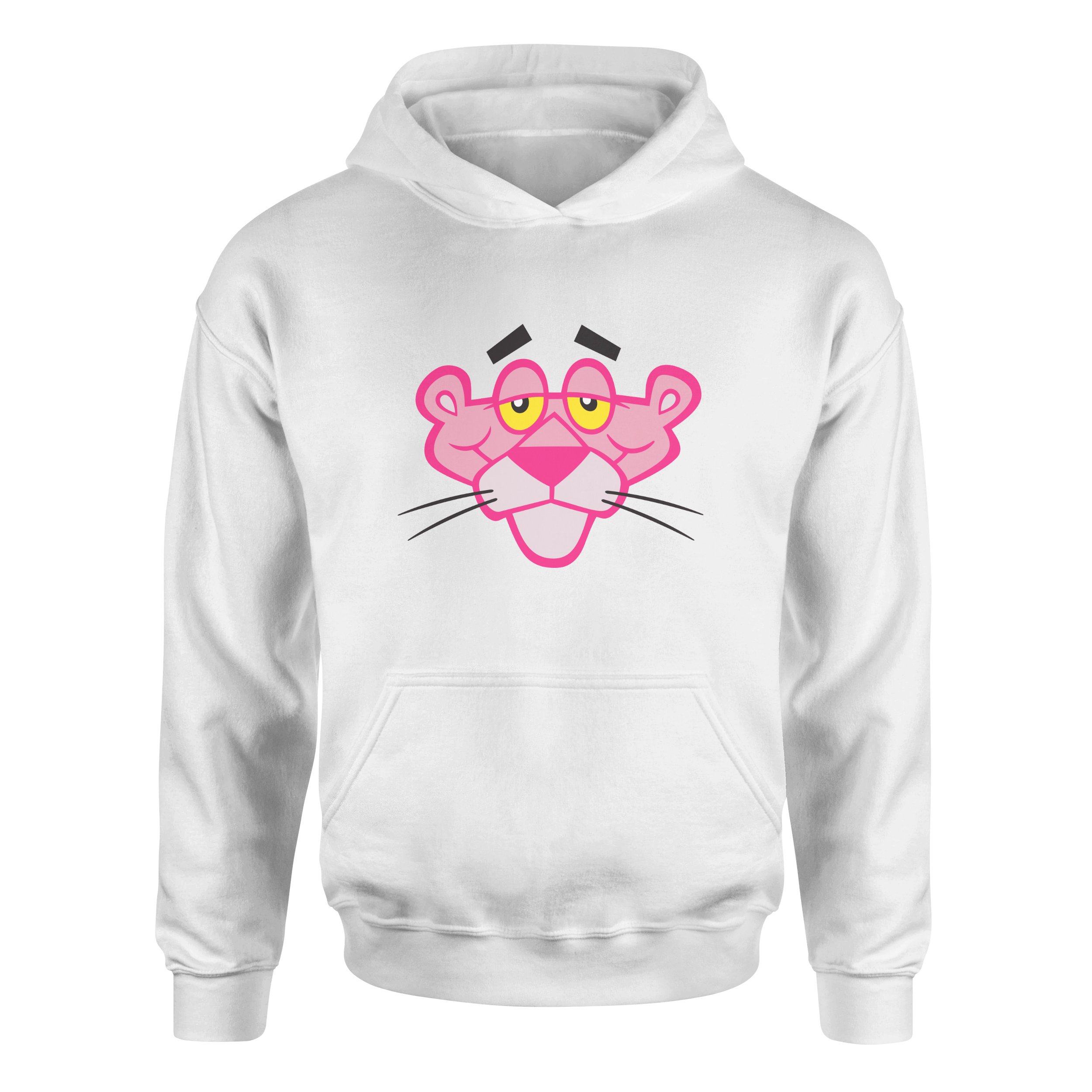 Cool & Classy | Pink Panther Hoodie L - Beyaz