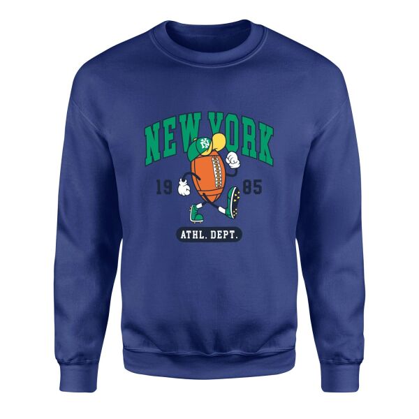 New York 1985 Sweatshirt M - İndigo Mavisi