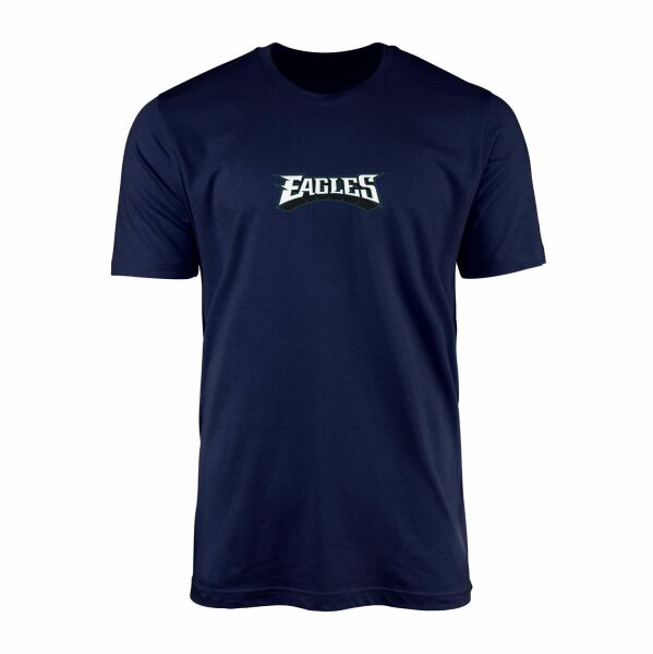 PHI EAGLES Iconic Tişört L - İndigo Mavisi