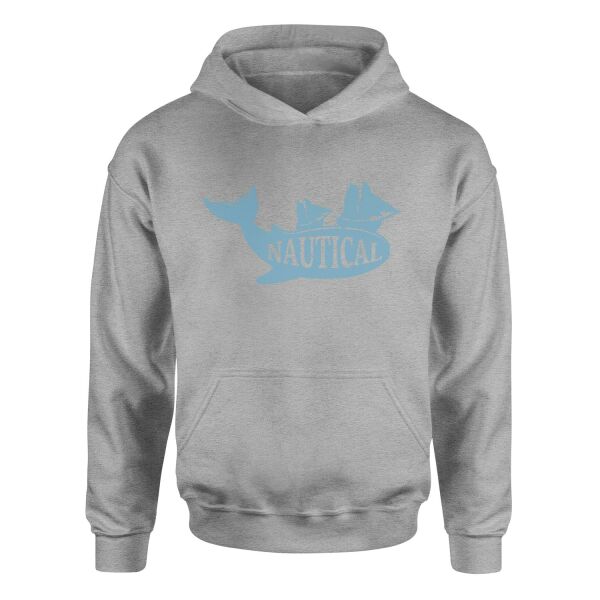 Nautical Denizci Hoodie M - Gri