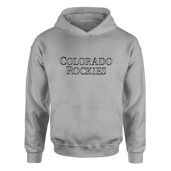 Colorado ROCKIES Hoodie S - Gri