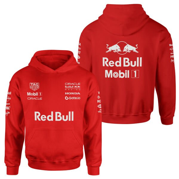 Oracle Red Bull Racing 25 SLVR Hoodie S - Kırmızı