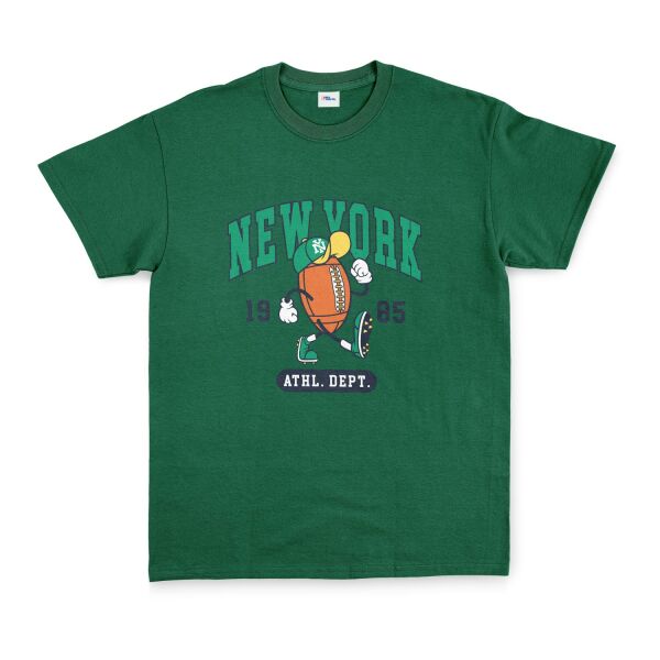New York 1985 Tişört L - Nefti Yeşili