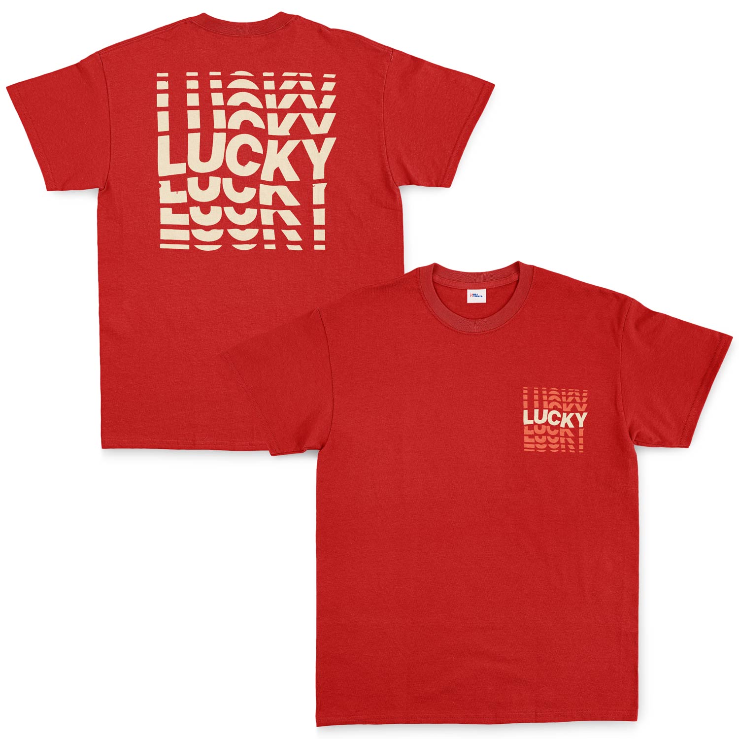 Lucky Tişört S - Kırmızı