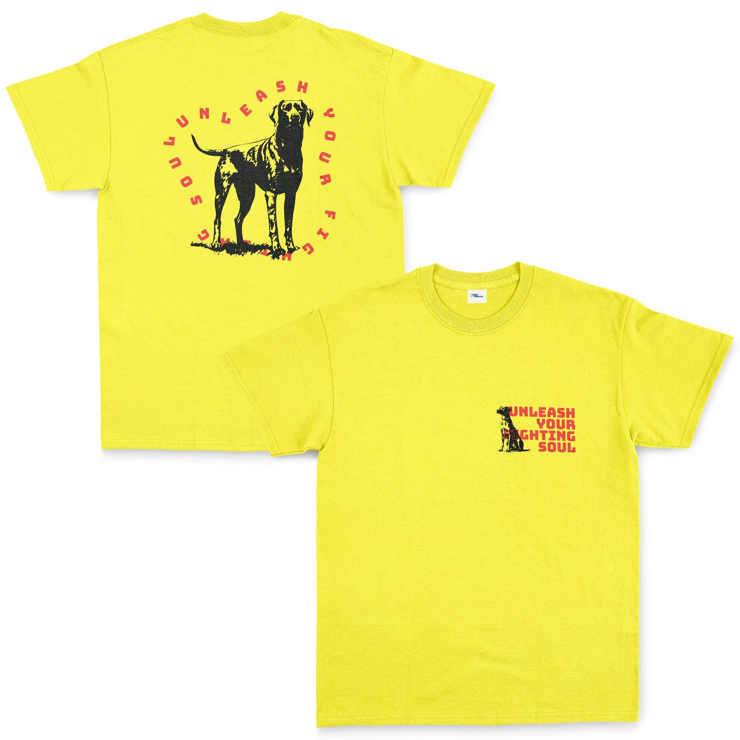 Unleash Your Fighting Soul | Dog Tişört XL - Sarı
