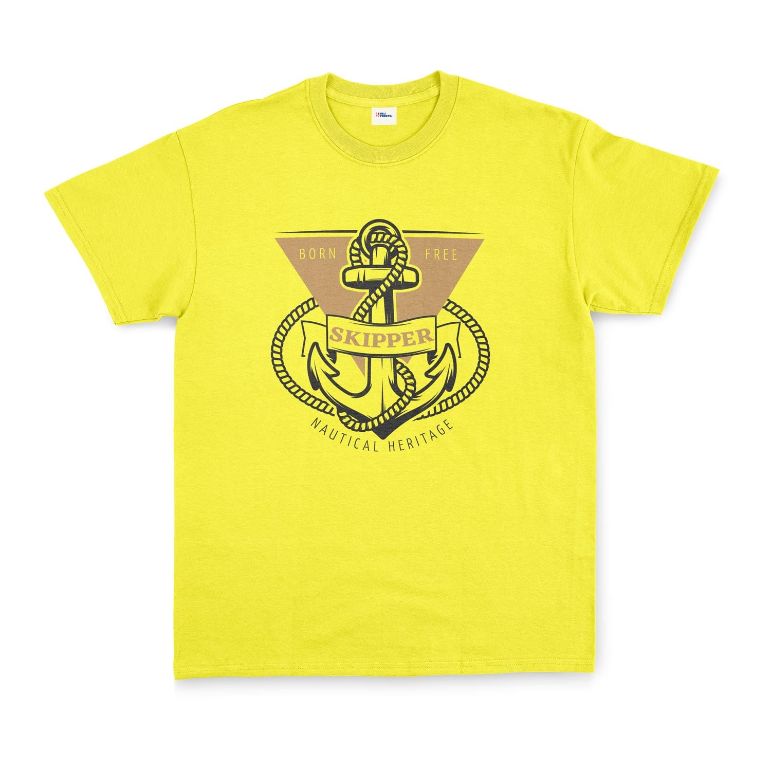 Skipper Denizci Tişört L - Sarı