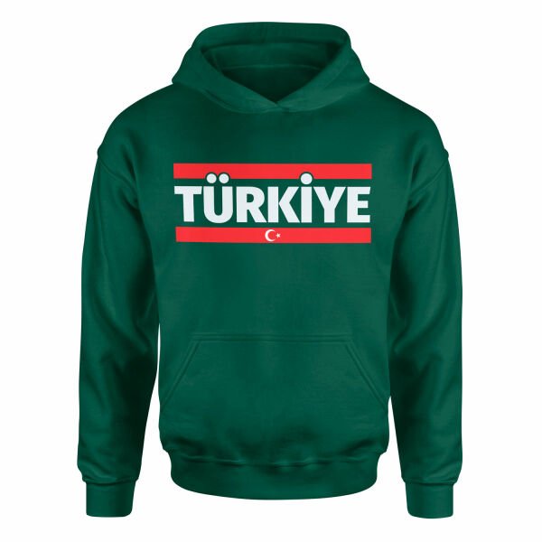 Türkiye Hoodie XL - Nefti Yeşili