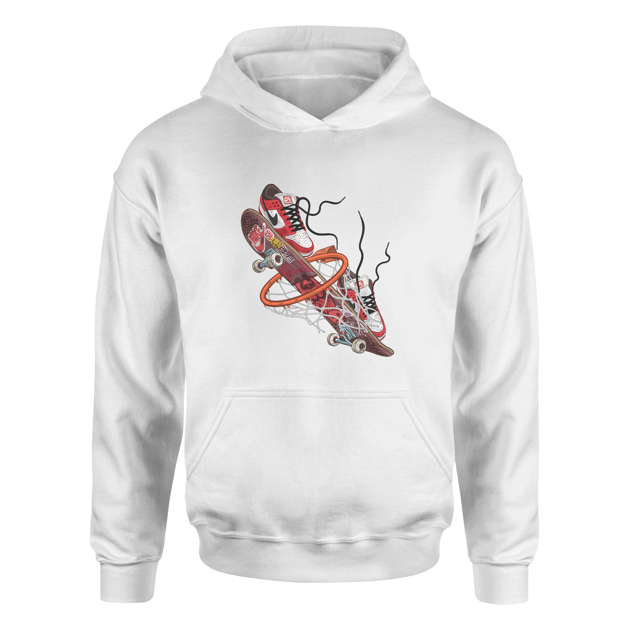 Air Jordan Skateboard Hoodie XL - Beyaz