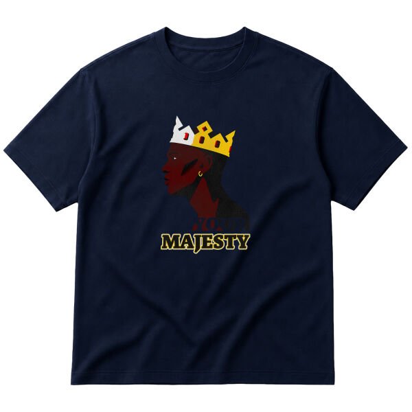 Air Jordan Your Majesty Oversize Tişört L - İndigo Mavisi