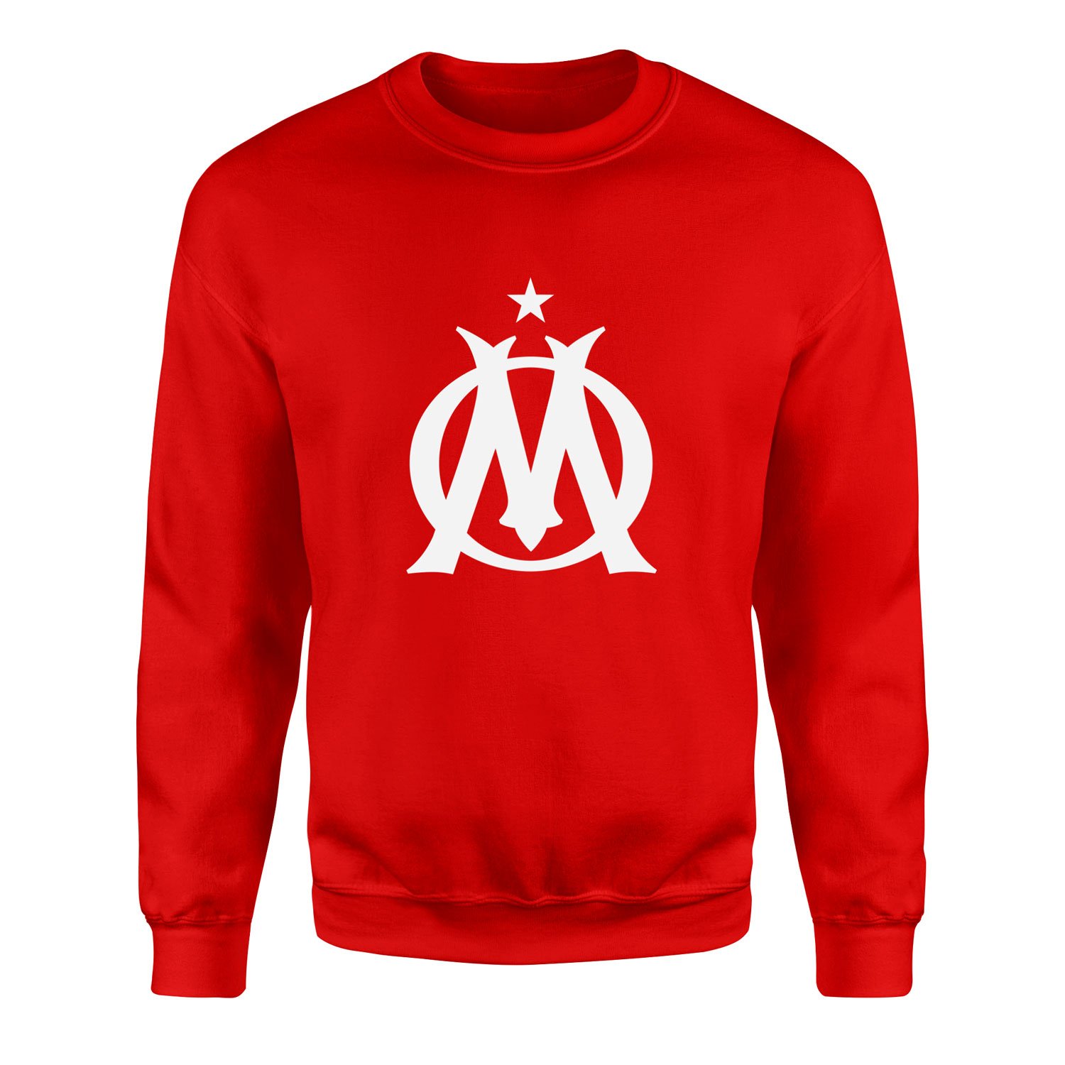 Olympique de Marseille Vainqueur Shield Sweatshirt XXL - Kırmızı