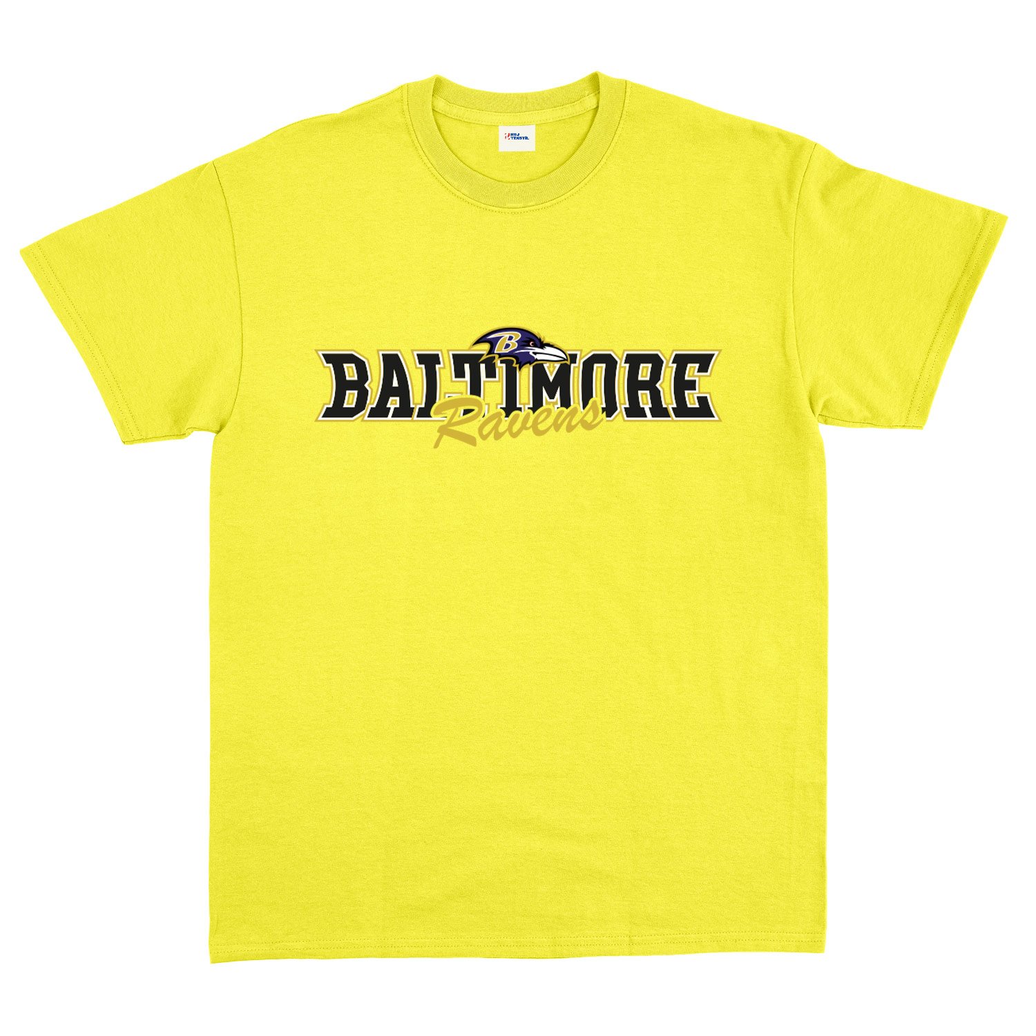 Baltimore Ravens BR Tişört XXL - Sarı