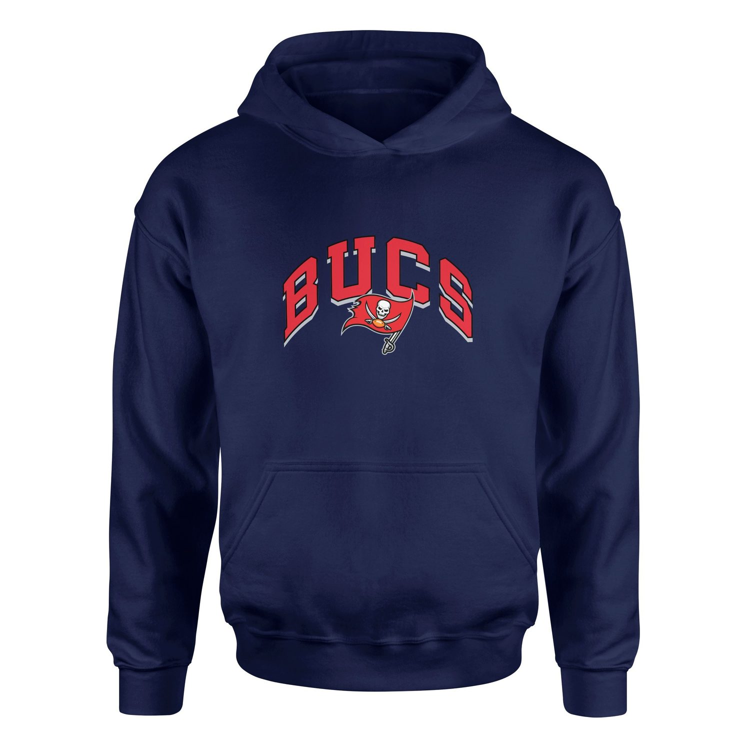 GO BUCS! Tampa Bay Buccaneers Hoodie M - İndigo Mavisi