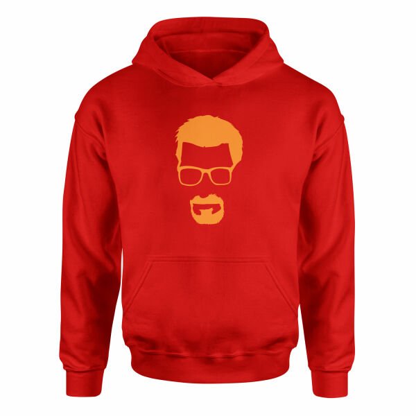 Gordon Freeman Hoodie L - Kırmızı