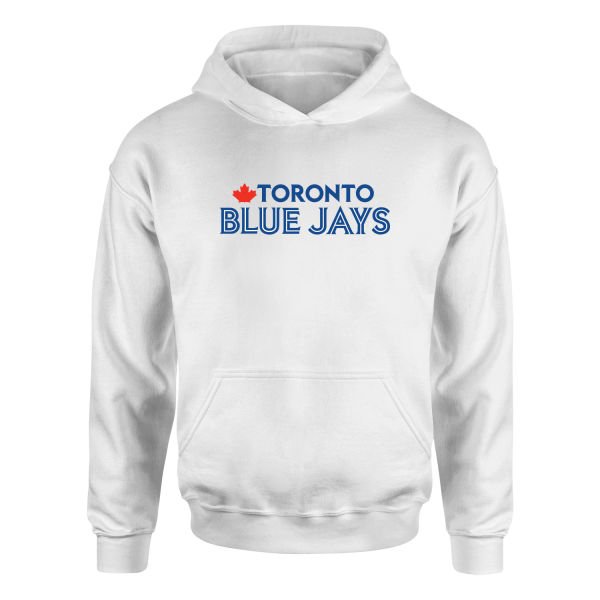Toronto Blue Jays Hoodie M - Beyaz