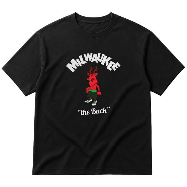 Milwaukee Cartoon Oversize Tişört