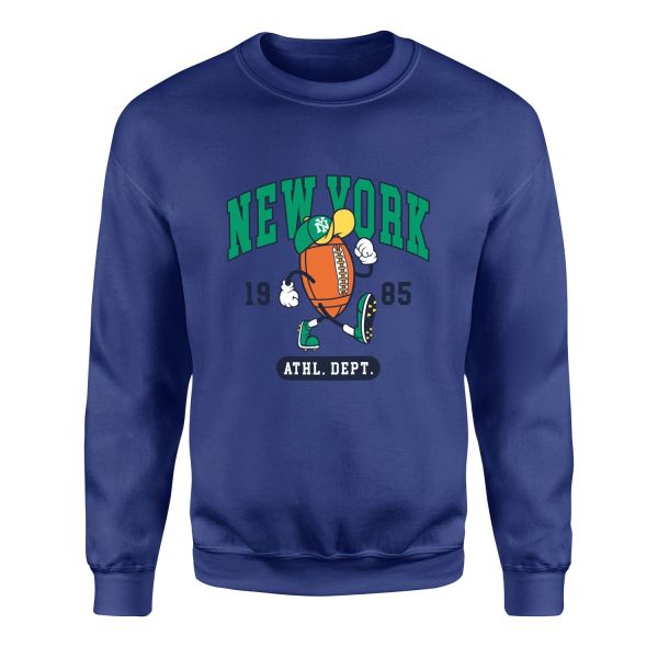 New York 1985 Sweatshirt L - İndigo Mavisi