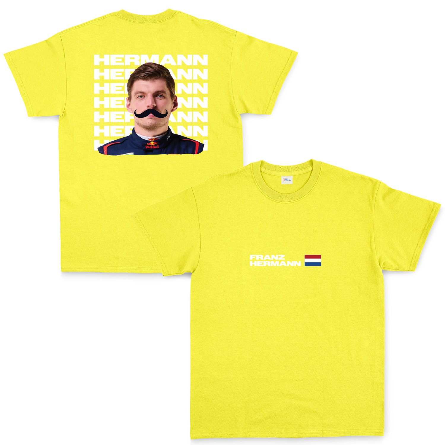 Franz Hermann Red Bull Driver Tişört L - Sarı