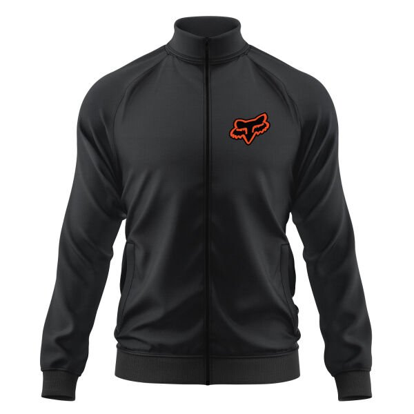 Neon Rider FOX Fermuarlı Sweatshirt S - Siyah