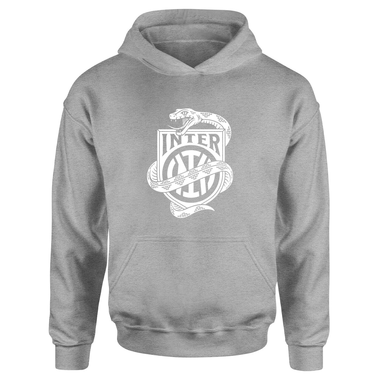 Inter Milan Hoodie L - Gri
