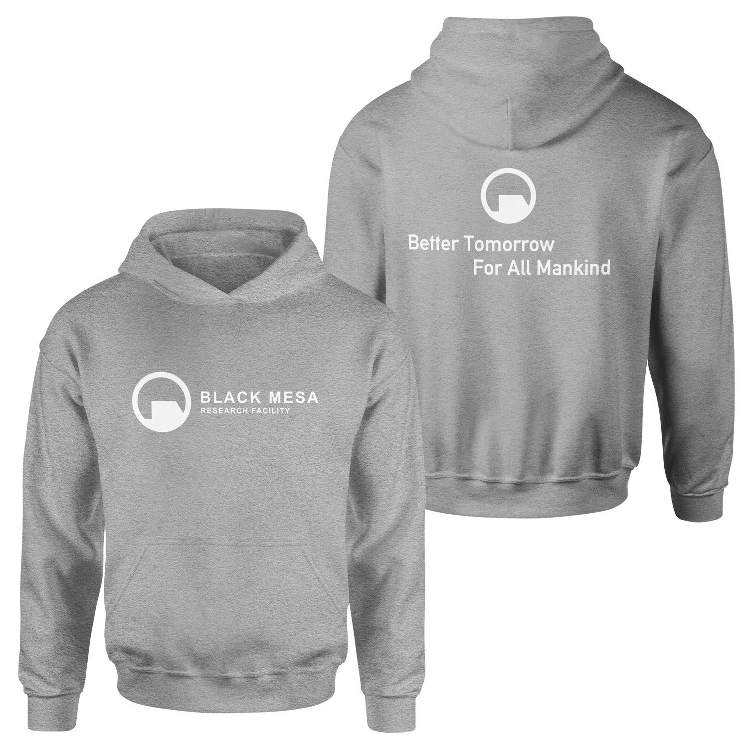 Black Mesa | Half-Life Hoodie L - Gri