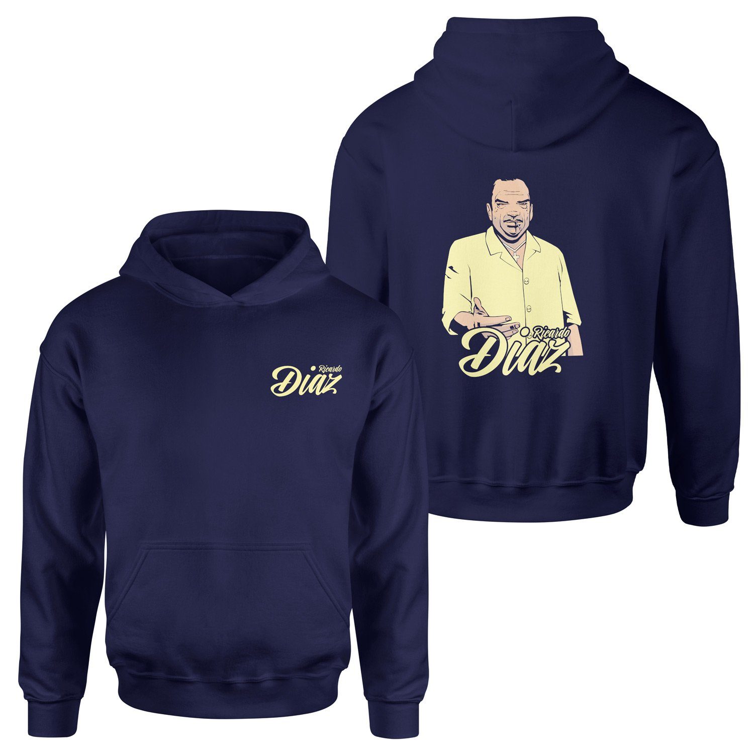 Ricardo Diaz | Grand Theft Auto Hoodie L - İndigo Mavisi