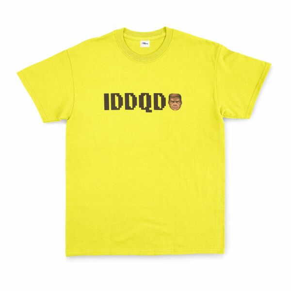 IDDQD | DOOM Tişört S - Sarı