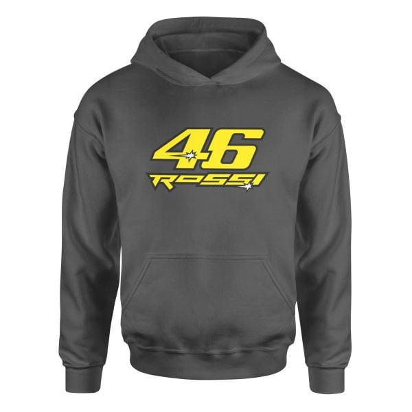 Valentino Rossi 46 Hoodie M - Füme