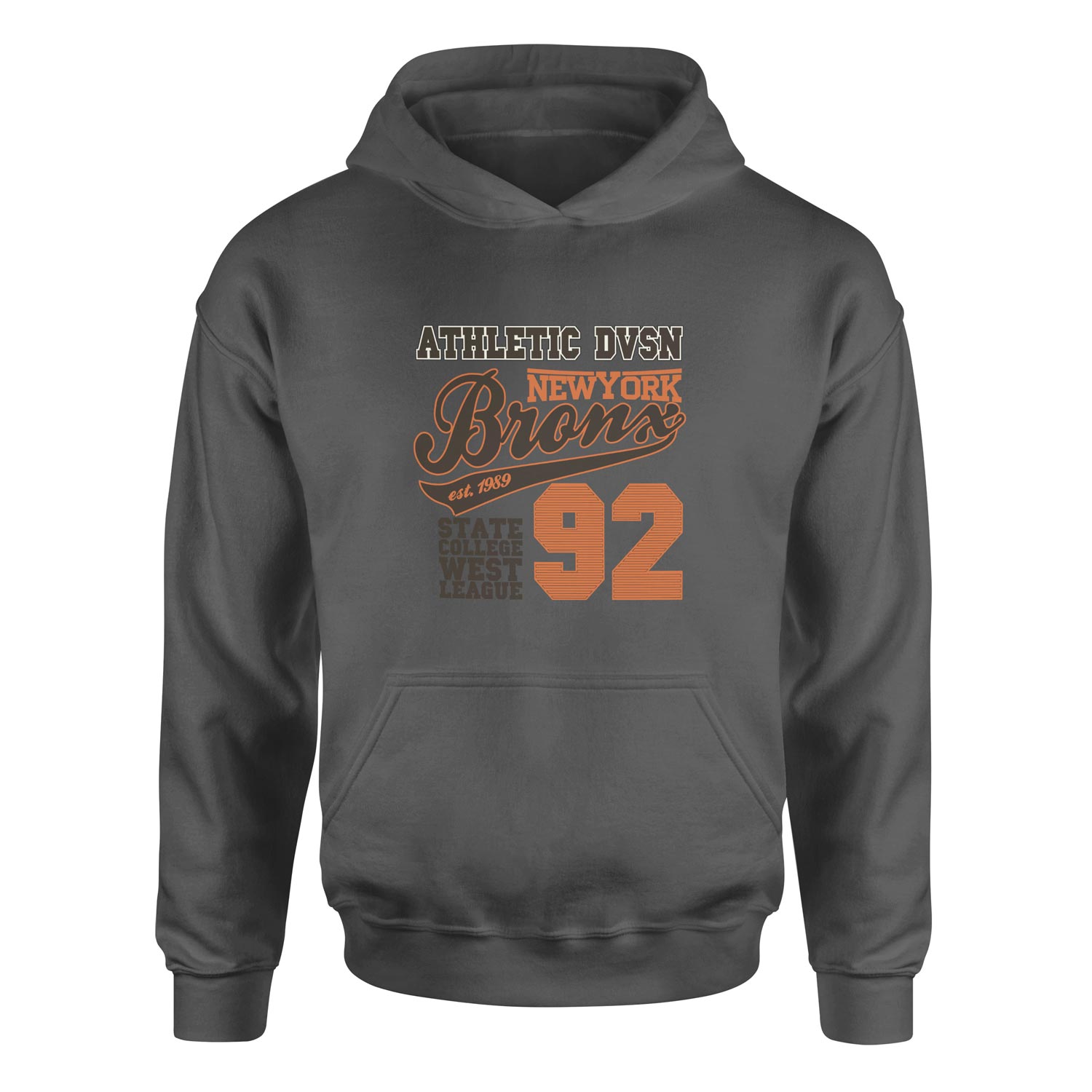 Athletic DVSN Bronx NY Hoodie L - Füme