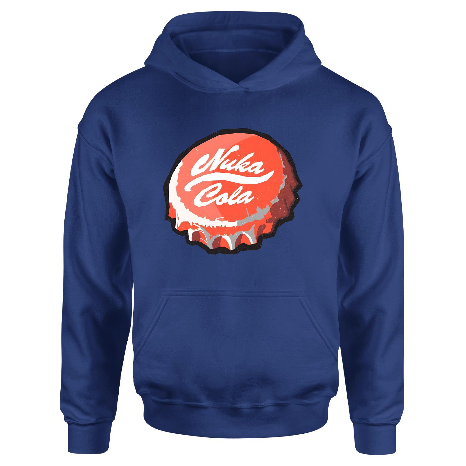 Nuka Cola Caps Hoodie L - İndigo Mavisi