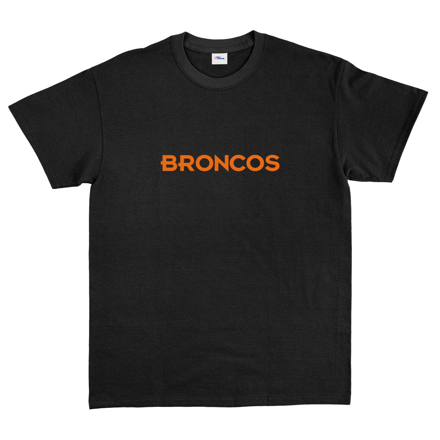 DEN BRONCOS Iconic Tişört XL - Siyah