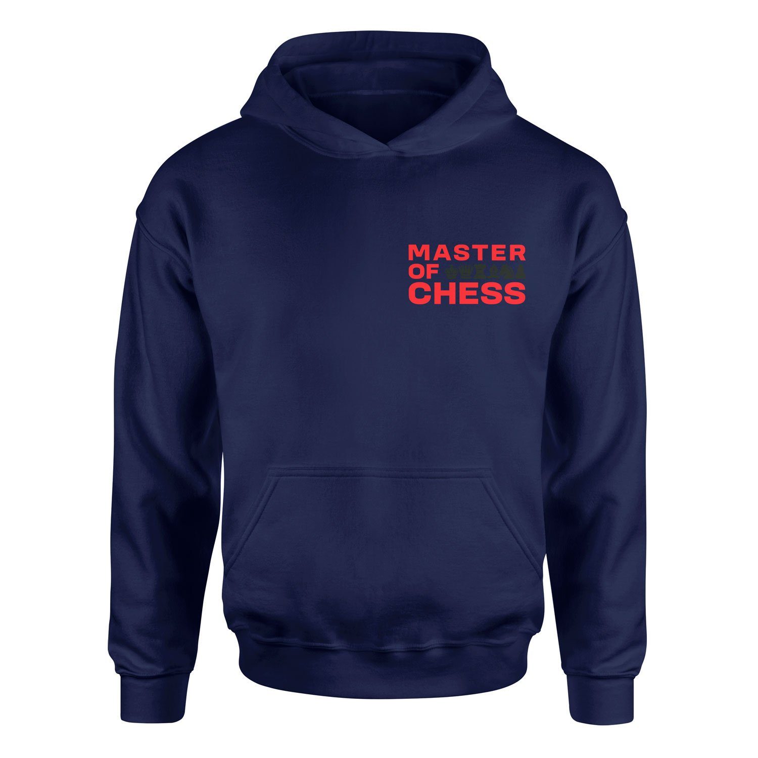Master of Chess Hoodie L - İndigo Mavisi