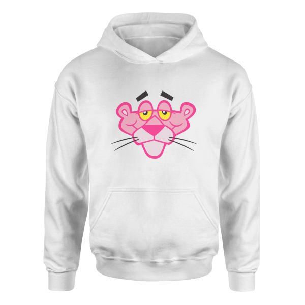 Cool & Classy | Pink Panther Hoodie XL - Beyaz