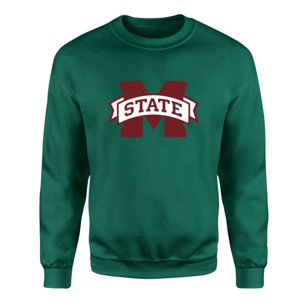 Mississippi State Bulldogs Sweatshirt L - Nefti Yeşili