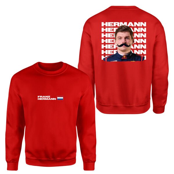 Franz Hermann Red Bull Driver Sweatshirt L - Kırmızı