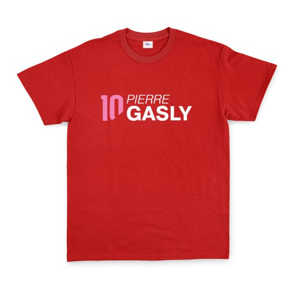 Pierre Gasly 10 Tişört XL - Kırmızı