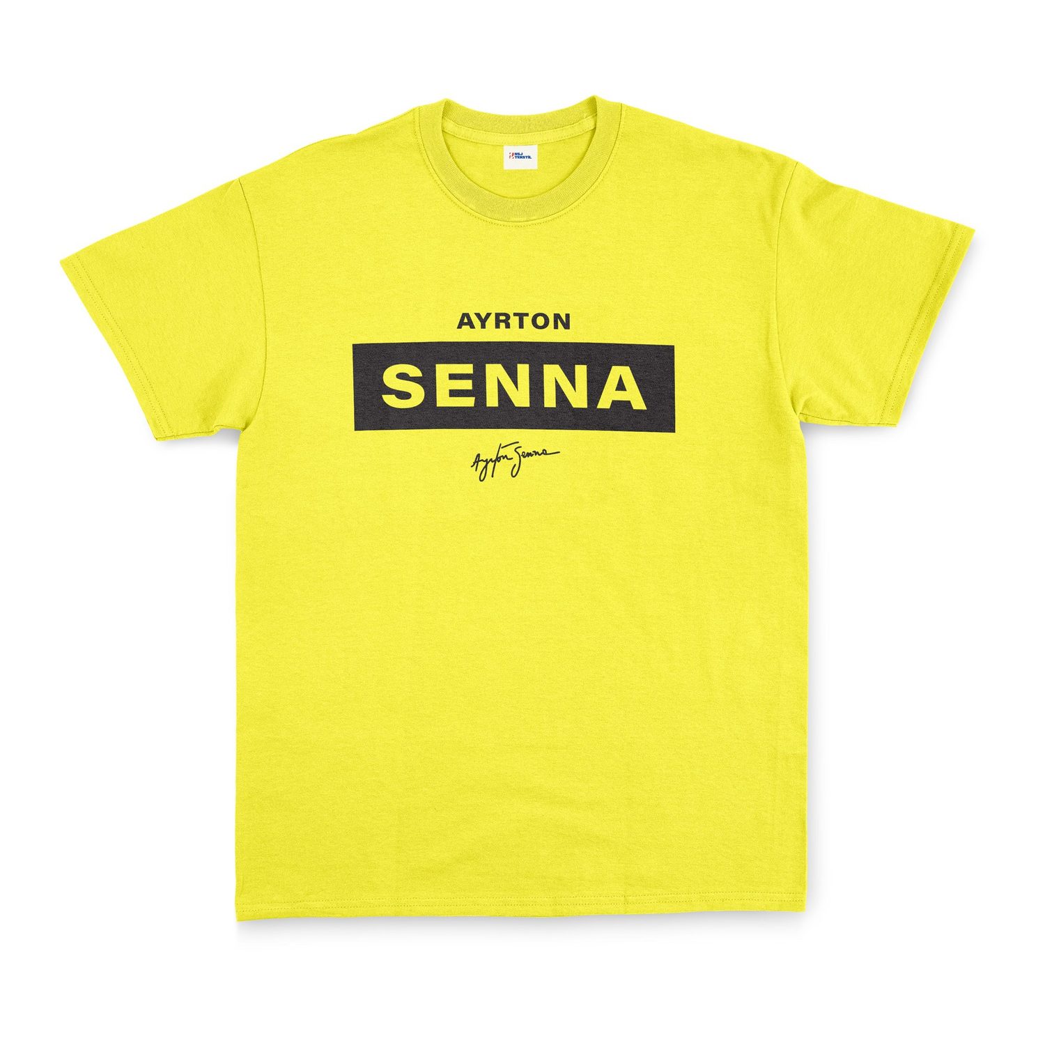 Ayrton Senna Tişört M - Sarı