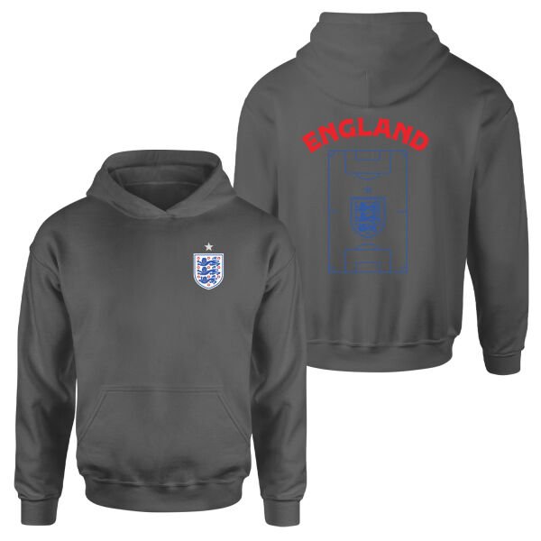 İngiltere Dünya Kupası 2026 Hoodie L - Füme
