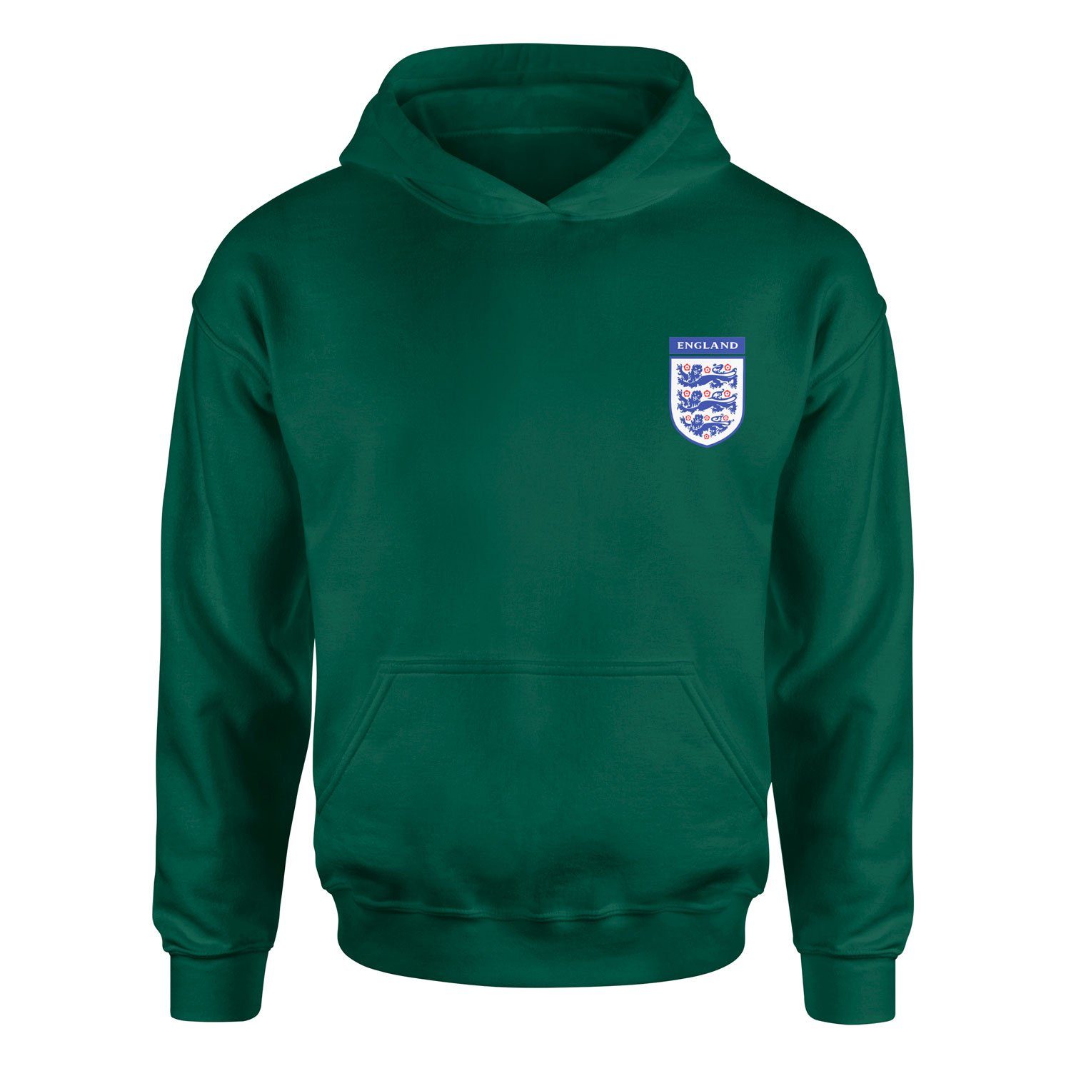 İngiltere Three Lions Hoodie S - Nefti Yeşili