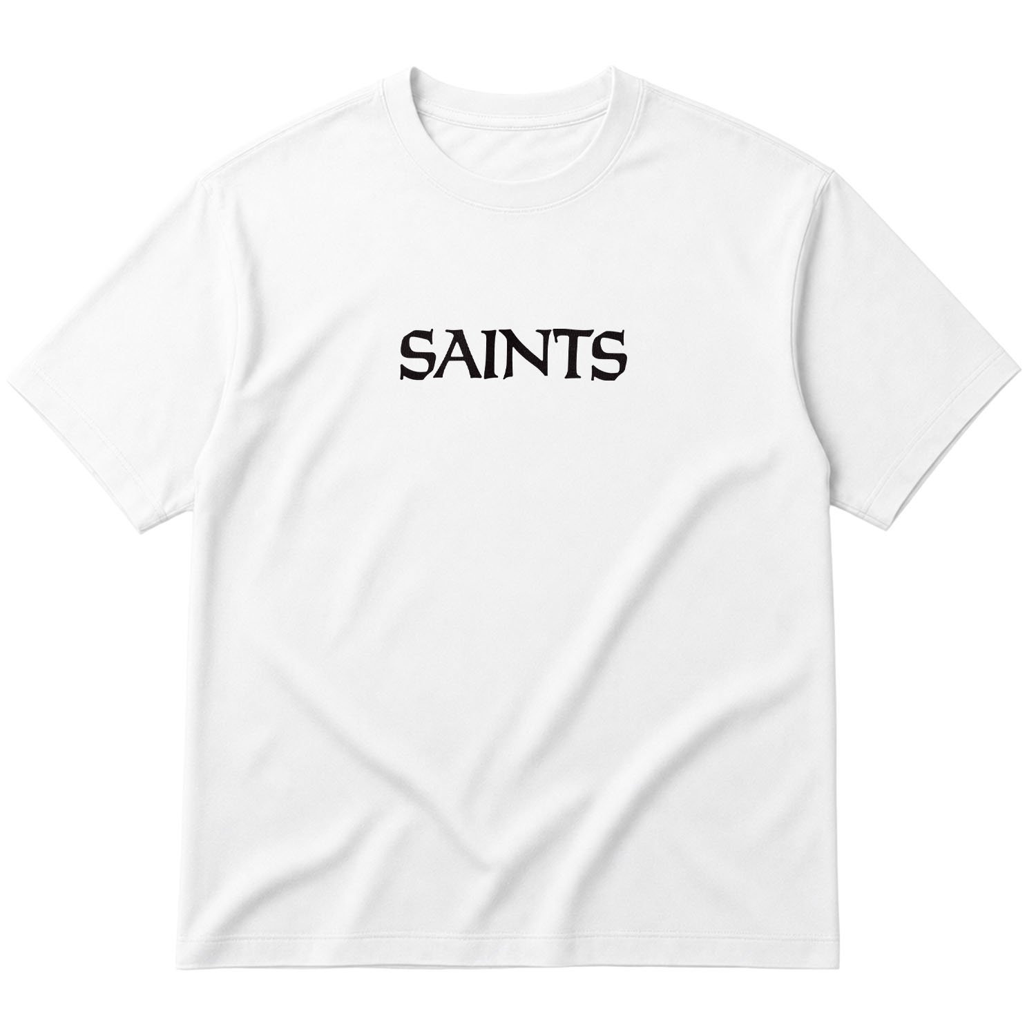 NO SAINTS Iconic | Black Oversize Tişört
