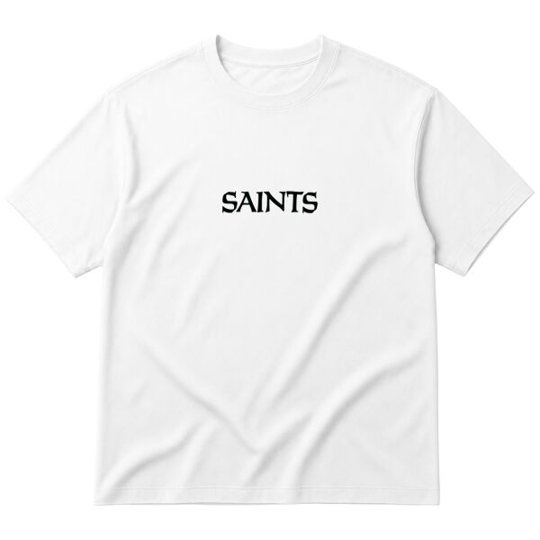 NO SAINTS Iconic | Black Oversize Tişört