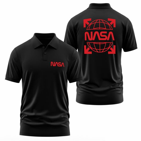 NASA OW SE Polo Tişört L - Siyah