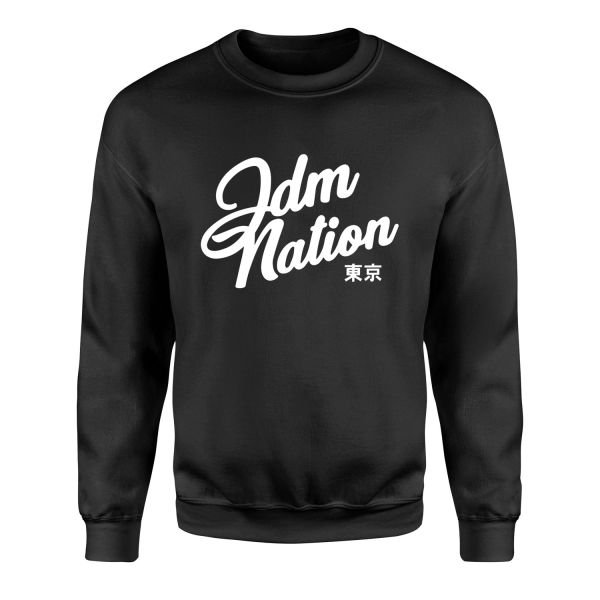 JDM Nation Sweatshirt XL - Siyah