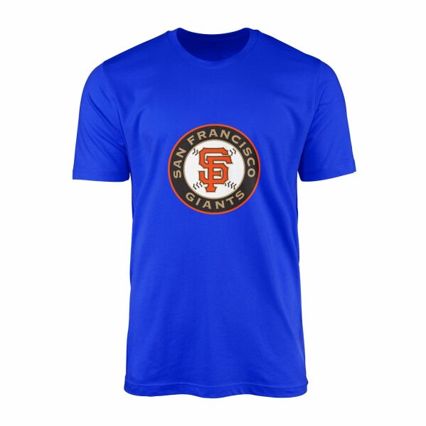 San Francisco Giants L Tişört XL - Mavi