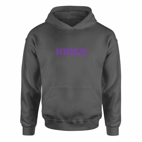 Sac Kings Iconic Hoodie L - Füme